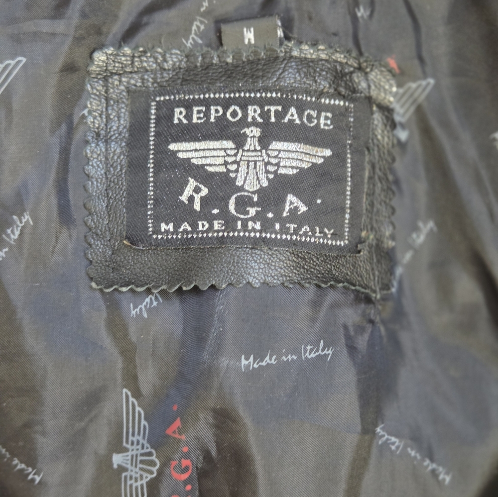 Reportage R.G.A. Leather Coat / Jacket - Picture 3 of 4